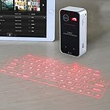 YZHIYU Bluetooth Virtuelle Lasertastatur, Drahtlose Tastatur Mit Mausfunktion, Geeignet Für iPhone, Tablet, Computer Und Handy
