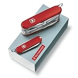 Victorinox Taschenmesser-Geschenkset DUO (1 x Swiss Champ Taschenmesser, 1 x Classic SD Taschenmesser)