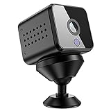 beijieaiguo Drahtlose WiFi-Kamera Mini-HD bewegliche Sicherheits-Überwachungskamera für Innen Zuhause Wohnung Büro Schw