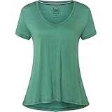 super.natural W Summer Tee Grün, Damen Merino T-Shirt, Größe L - Farbe Frosty Sp