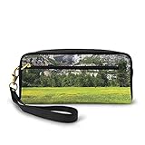 Federmäppchen mit großem Fassungsvermögen,The Falls In Yosemite National Park California Usa Countryside Landmark Picture,Federmäppchen Mädchen Teenager Schulbedarf für Büro & S