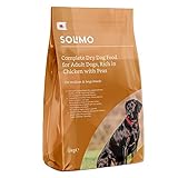 Amazon-Marke: Solimo Komplett-Trockenfutter für ausgewachsene Hunde (Adult) mit viel Huhn und Erbsen, 2er Pack (2 x 5 kg)