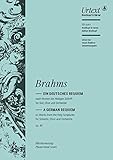 Ein deutsches Requiem op. 45 - Klavierauszug (EB 9362): Klavierauszug für Soli, Chor, O