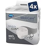 MoliCare Premium Mobile Einweghose: Diskrete Anwendung bei Inkontinenz für Frauen und Männer; 10 Tropfen, Gr. L (100-150 cm Hüftumfang), 4x14 Stück