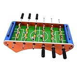 Clasken Tischfußballspiel, Tischfußball Interaktives Geburtstagsgeschenk Verschleißfester Holzkunststoff für Lounge für für Spielzimmer für Home Party