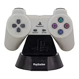 Paladone Playstation Controller LED-Licht | Sammlerbares Nachtlicht für Schlafzimmer, Büro & Zuhause | Popkultur-Icon Beleuchtung, Grau, PP5221PS