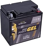 intAct Bike-Power GEL53030 | C60-N30L-A | 12V 30 Ah | 400 A (EN) | Hochwertige GEL-Motorradbatterie mit 30% mehr Startleistung | Wartungsfreie GEL-B