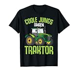 Coole Jungs fahren Traktor Trecker Kinder Junge T-S