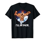T-Shirt mit Aufschrift „I'll Be Back“, Jesus-T-Shirt, christliches T-Shirt T-S