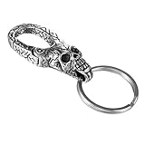 Ziilay Herren Schlüsselanhänger mit Karabiner Schlüsselring Karabinerhaken 316L Viking Wiking