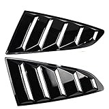 WWWFZS Sportart-Louvers 1Pair-Hinterteilungsfenster-Fenster-Louvers Scoops-Spooper-Auto-Panel Seitenluft-Entlüftungs-Abdeckung Fit for Ford Mustang 2005-2020 2 Türcoupé Seitenfenster Louver L