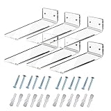 Gidenfly Schwimmender Schuhständer | 6 Stück Acryl Schuhregal für die Wand, schwebende Sneaker-Display-Regale, Herrenzimmer-Dekor, 7,9 Zoll / 20 cm Länge, Sneaker-Aufbewahrung
