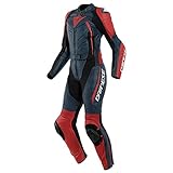 Dainese Avro D2 2-Teiler Damen Motorrad Lederkombi Blau/Rot/Weiß/Schwarz 46