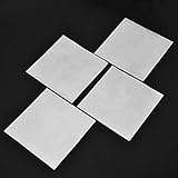 Without brand 5Pcs High Purity Zink-Platte 99,9% reinen Zink-Blatt-Platte for Science Lab DIY Physikalisches Experiment Use140x140x0.2