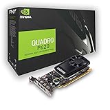PNY Quadro P620 Professional Grafikkarte 2GB GDDR5 PCI Express 3.0 x16, Single Slot, 4x Mini-DisplayPort, 5K Unterstützung, Ultra-leiser aktiver Lü