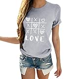 Damen T Shirts Sommer Leggings Damen WeißE Bluse Damen Lang Baumwolle Tshirt Damen Shirts Damen Kurzarm T Shirt Mit Giraffe Damen Shirt Tops Tshirt Mode Lang Shirt Bluse Damen Augennstern D