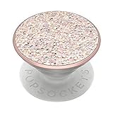 PopSockets PopGrip - Ausziehbarer Sockel und Griff für Smartphones und Tablets mit einem Austauschbarem Top - Sparkle R