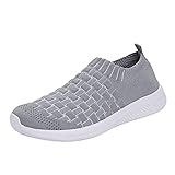 Eaylis Damen Outdoor Mesh Slip-On Sportschuhe Runing Atmungsaktive Schuhe Turnschuhe, Sneaker Atmungsaktiv Turnschuhe Leicht Laufschuhe Straßenlaufschuhe Sportschuhe F