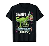 Grampy Dinosaurier lustig niedlich Geburtstag Junge Familie Kleidung T-S