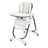 FUJGYLGL Hochstuhl, 3 in 1 Cabrio Hochstuhl mit abnehmbaren Doppel Tray, Verstellbare Fußstütze, Einbauschränke Bremsfunktion, Multifunktionsbabyernährung Chair (6 Monate & up)