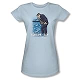 Elvis Presley - - Frauen 35th Anniversary 3 T-Shirt in hellblau, X-Large, Light B