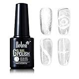 Belen Katzenaugen UV Nagellack, Nageldesign Katzenaugen Effekt Farblack Nagelstudio Maniküre Gellack UV LED, Belen Crystal Snowlight Cat Eye Gel Polish 10ml JSXGMY41001