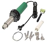 Professionelle 1600W PE PVC kunststoff welder schweißen Heiße Luft Schweißer Schweißpistolen heißluftpistole Festhalten Eim Hot Air Welder Gun [Energieklasse A+]