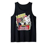 Japanese Anime Cat Samurai. Manga Anime Neku Cat Tank Top