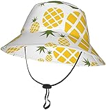 KEROTA Pineapple Piktogramm Eimer Hut für Baby Kleinkind Jungen Mädchen Sommer Atmungsaktiv Strand Sonnenhut 2-4T