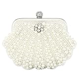 KESYOO Frauen Abend Taschen Perle Damen Braut Hochzeit Kupplung Weibliche Partei Bankett Handtasche T