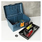 Portable Tray Toolbox Multifunktions-Werkzeugkasten Home Fahrzeugpflege Hand-Künstler-Hardware-Reparatur-Werkzeugkasten-Gehäuse Kunststoff-Speicher-Hand-Werkzeugkiste Werkzeugbox & Org