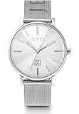 JETTE Damen-Uhren Analog Quarz One Size Silber 32013684