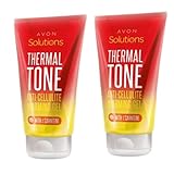 2 Stück Avon Solutions Thermal Tone Anti-Cellulite Warming Gel mit L-Carnitin 2x 150ml Tub
