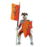 Bullyland 80782 - Spielfigur, Turnierritter rot, Fantasy Sammelfigur, ca. 12,5 cm, ideal als Torten-Figur, detailgetreu, PVC-frei, tolles Geschenk für Kinder zum fantasievollen Sp