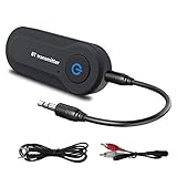 XYvee Wireless Bluetooth Transmitter, Bluetooth Adapter Audio, 3.5 mm Audio Stereo System für TV, Kopfhörer, PC, Laptop, Tablet, MP3 / MP4, gepaart mit Bluetooth-Empfänger funk