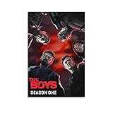 The Boys TV Show Karl Urban Jack Quaid Antony Starr Erin Moriarty Foto-Poster, dekoratives Gemälde, Leinwand, Wandkunst, Wohnzimmer, Schlafzimmer, 50 x 75