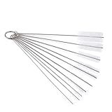 10 Stück Reinigungsbürsten, 10 Verschiedene Größe Flaschenbürste Nylon Reinigungsbürsten Set für Enge Räume in Teek