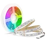 Arotelicht 24V 5M LED Strip RGBW 4 in 1 LED Streifen LED Band 5050SMD RGBWW RGB+Warmweiss, 300 LEDs LED Licht Streifen Lichtband Leiste Band Beleuchtung Deko Lichter, 60LEDs/M LED strip