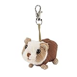 Teddys Rothenburg Kuscheltier Meerschweinchen Schlüsselanhänger braun/weiß 9 cm Plüschmeerschweinchen Bukowsk