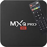 Retoo Smart TV Box mit TV Fernbedienung, Android TV-Box mit 2.4GHz Quadcore-Prozessor, Media Player mit Auflösung 4k und Full HD, Konverter (8GB 1GB RAM DDR3)