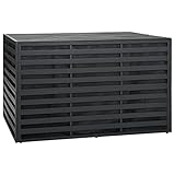 yeacher Gartenbox Kissenbox Aufbewahrungsbox für Sitzauflagen, Gartengeräte Kinderspielzeug Aluminium 150x100x100