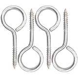 Sonnensegel Zubehör Metallösen Haken Schraube Auge 6,3 cm Sonnenschutz Segel Hardware Kit quadratisch Schatten Segel Installation für T