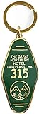 Schlüsselanhänger Twin Peaks Keychain - Das große nördliche Hotelzimmer 315