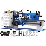 BananaB mini Drehmaschine 400W Metall Drehmaschine 7x12inch Precision Mini Metal Lathe 2500 RPM Tischplatte D