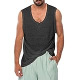 KGLHTYU Herren Sommer Sport Tank Top Rundhals Ärmellos Unterhemd T Shirts Muskel Shirts 3D Drucken Kurzarm Laufshirt Sleeveless Muskelshirt Herren Tank Top Slim Fit Sommer Trägershirt W