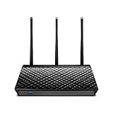 ASUS AC1750 Dual-Band Wireless Router (2.4 GHz/5 GHz) Gigabit Ethernet schw