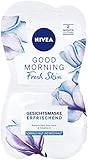 NIVEA Good Morning Fresh Skin Gesichtsmaske im 1er Pack (1 x 15 ml), erfrischende Gesichtspflege Maske verwöhnt die Haut, Hautpflege Maske für normale und M