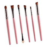 SDENSHI Augen Make Up Pinsel Kosmetik Lidschatten Applikator Puder Pinsel Set Tragbar - Rosafarb