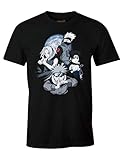 cotton division Herren MENARUTTS027 T-Shirt, Schwarz, S