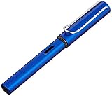 LAMY AL-star Füllhalter 028 – Füller aus Aluminium in der Farbe Ozean-Blau mit transparentem Griffstück und Stahlfeder – Federstärke F